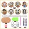 4X4 Inch - 8 Pcs Halloween Diamond Painting Coasters Kits for Adults